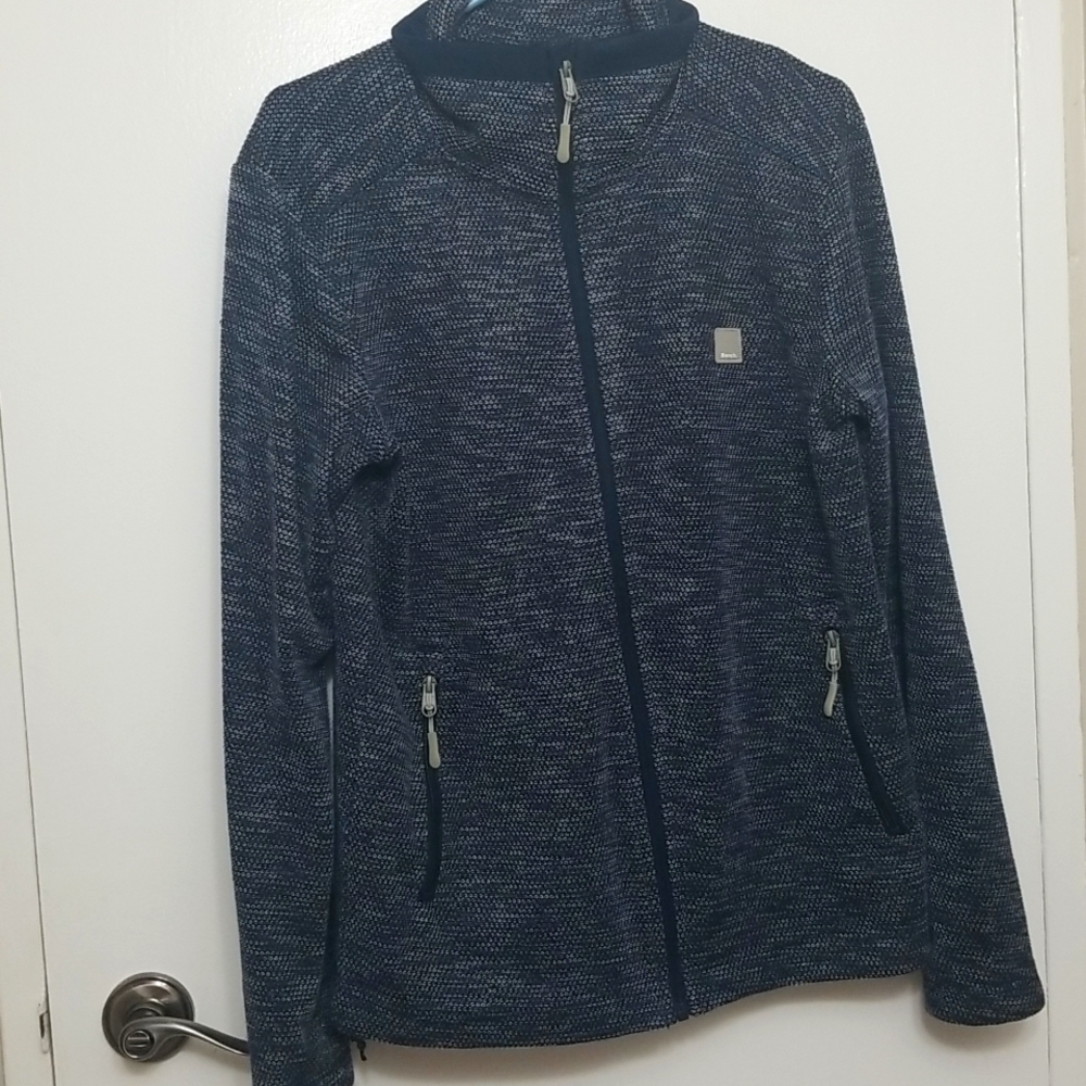 Bench Knitted Zip up sweater mens small